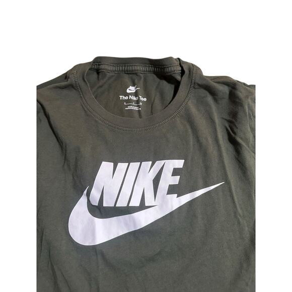 Mens The Nike Tee Long sleeve Size S Olive Green - Picture 2 of 2